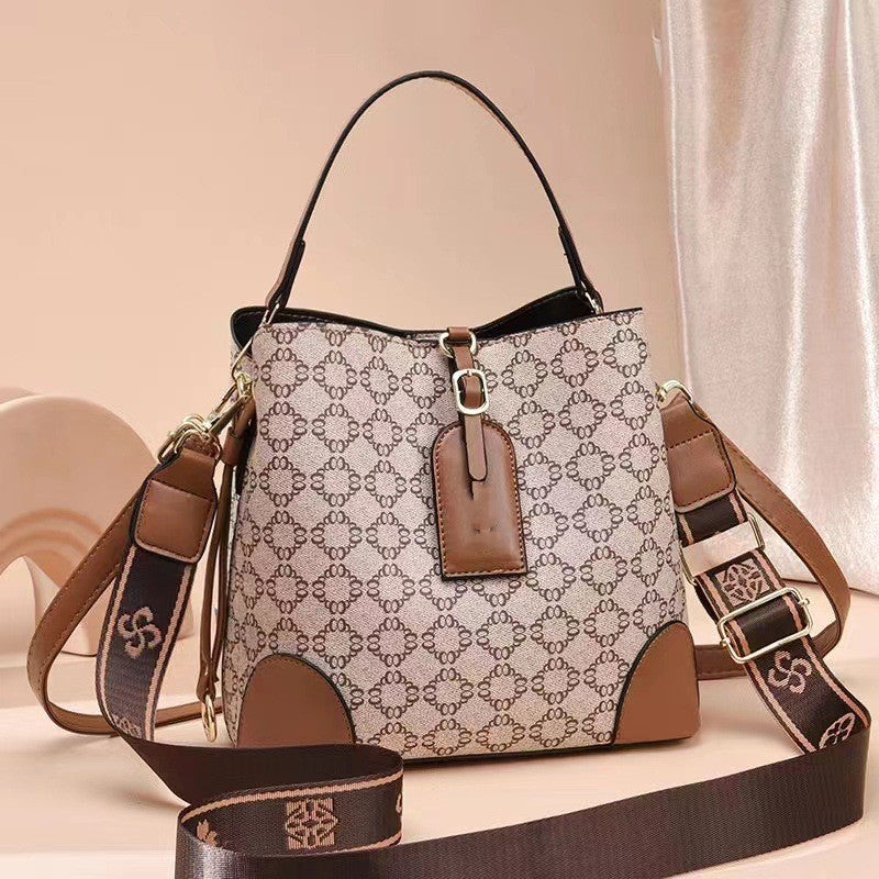 Sac à main à bandoulière motif all-over pour femme