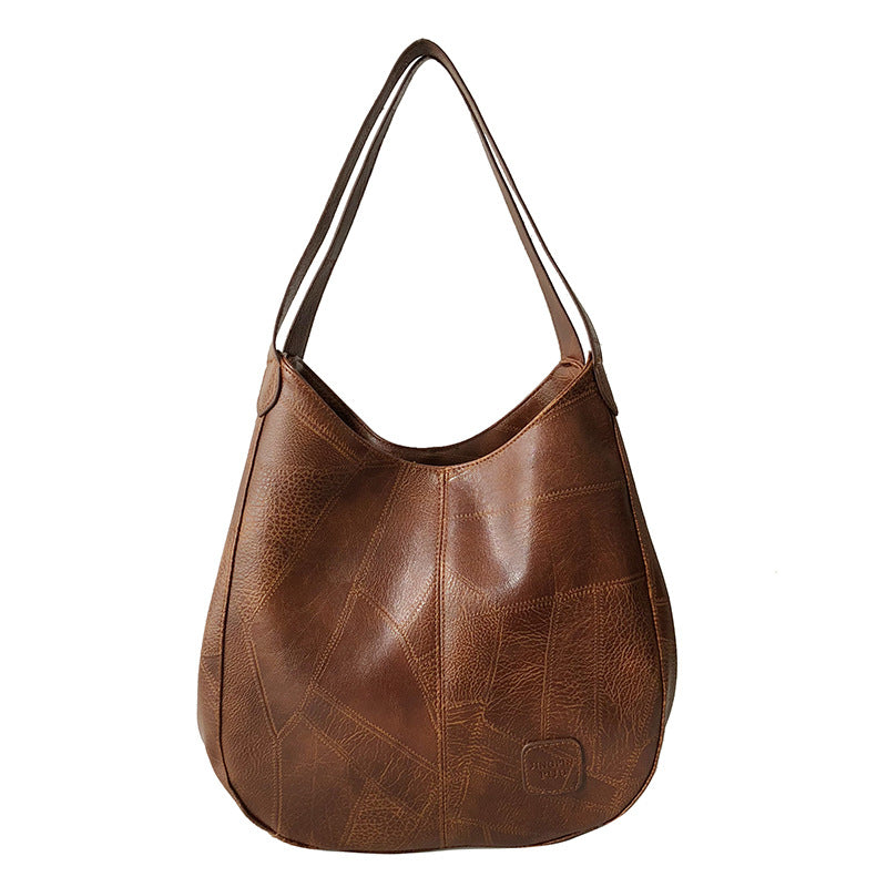 Sac fourre tout bandoulière vintage pour femme