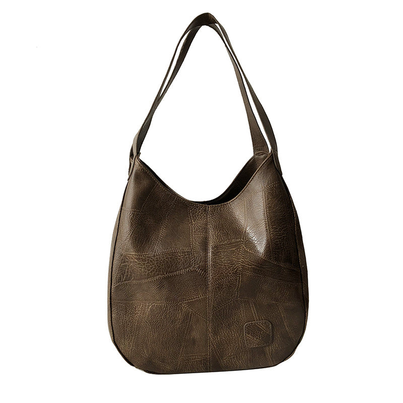 Sac fourre tout bandoulière vintage pour femme