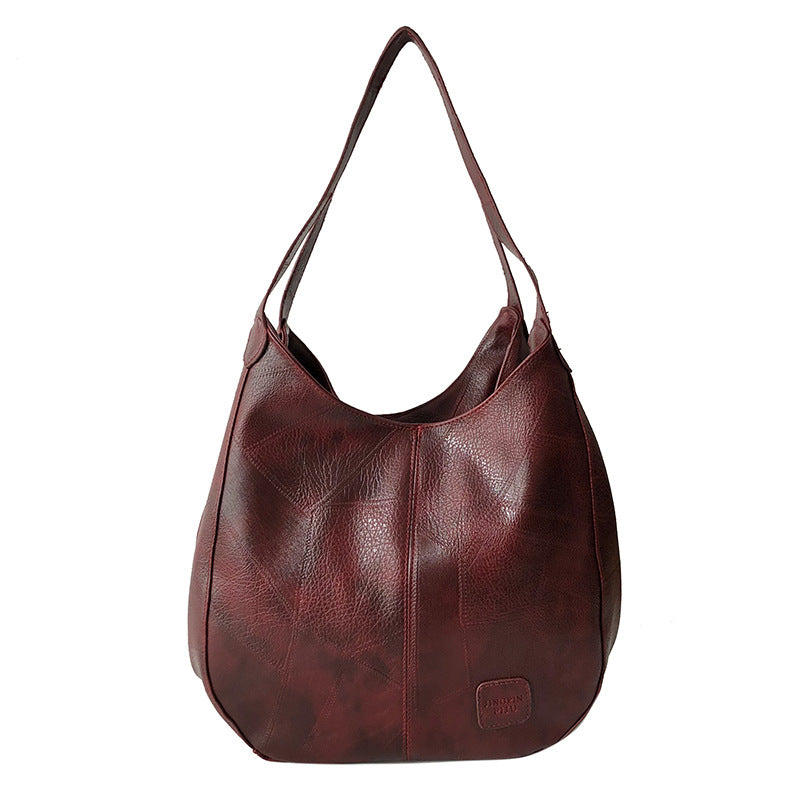 Sac fourre tout bandoulière vintage pour femme