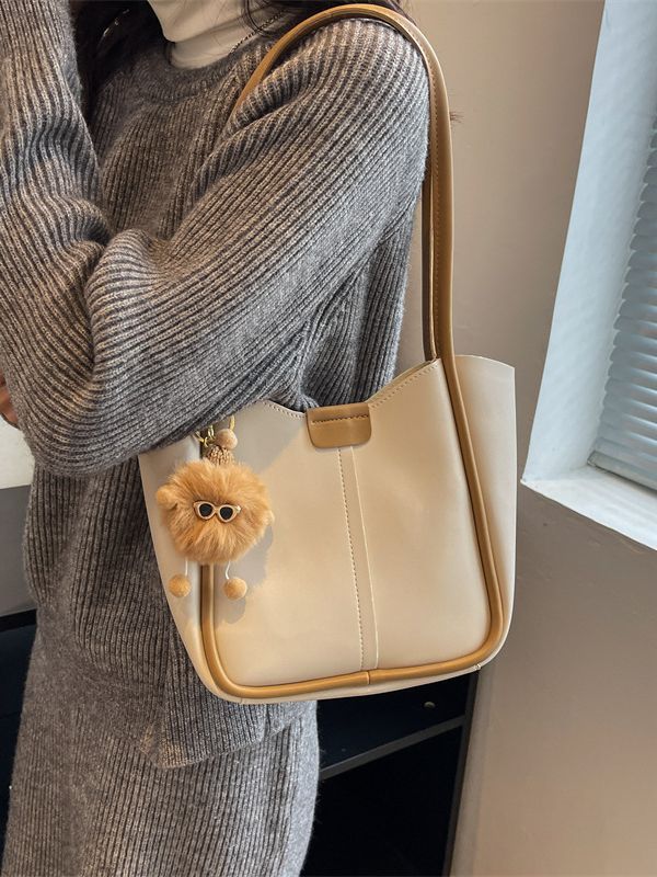 Sac à main à bandoulière rétro blanc pour femme