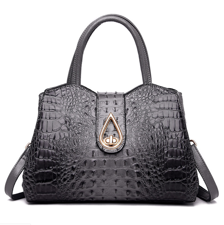 Sac à main à bandoulière chic et tendance motif croco pour femme