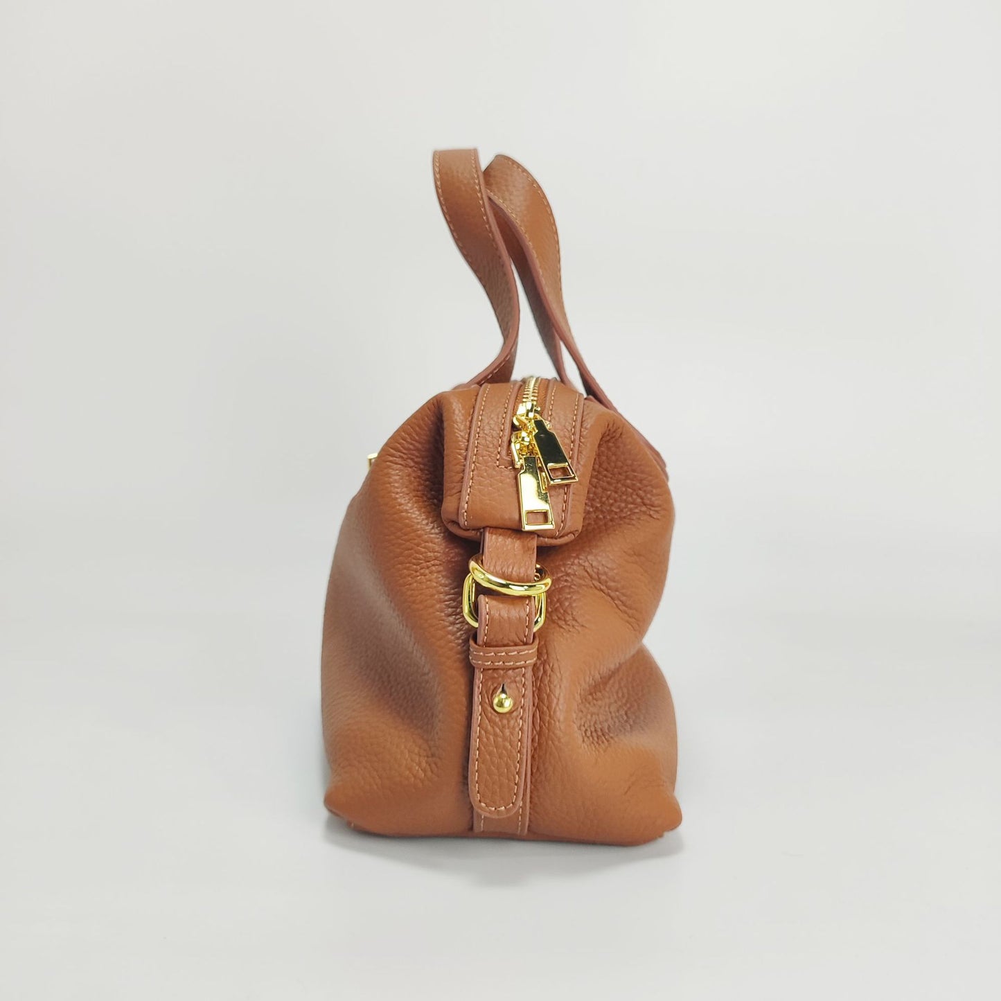 Sac à main à bandoulière en cuir véritable pour femme