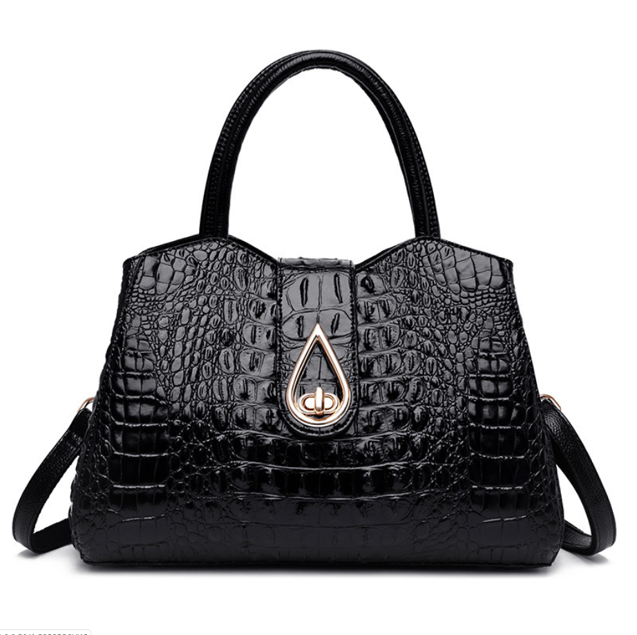 Sac à main à bandoulière chic et tendance motif croco pour femme