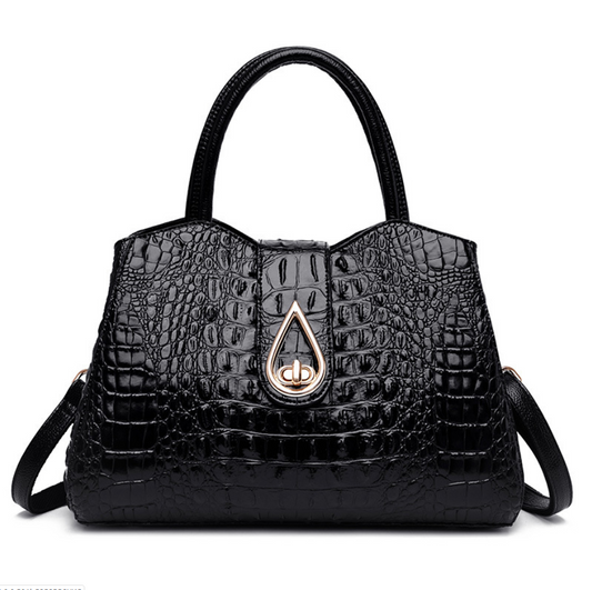 Sac à main à bandoulière chic et tendance motif croco pour femme