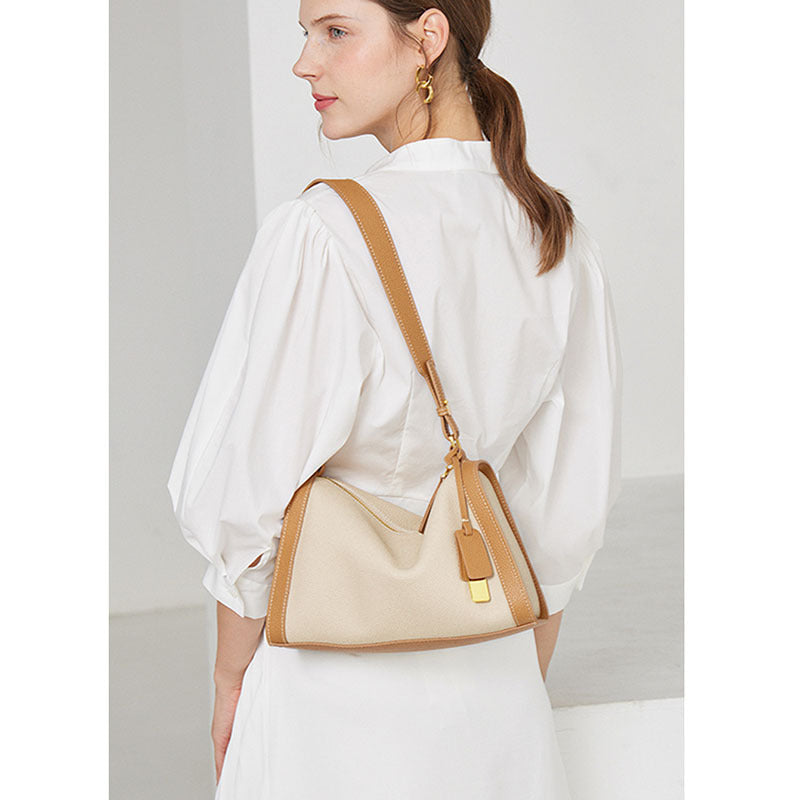 Sac à main à bandoulière en cuir tendance et polyvalent