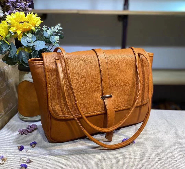 Sac à bandoulière cuir tannage végétal