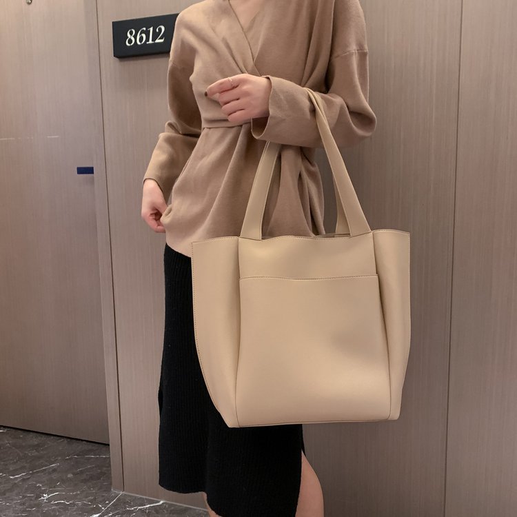 Sac fourre tout bandoulière 2 plis pour femme