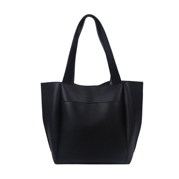 Sac fourre tout bandoulière 2 plis pour femme