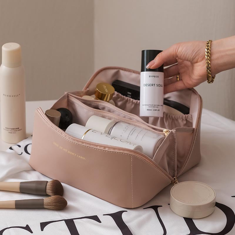 Trousse de toilette compartimentée pour femme