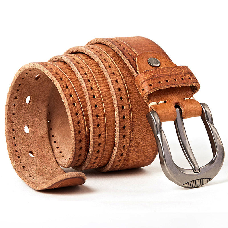 Ceinture en cuir de vachette