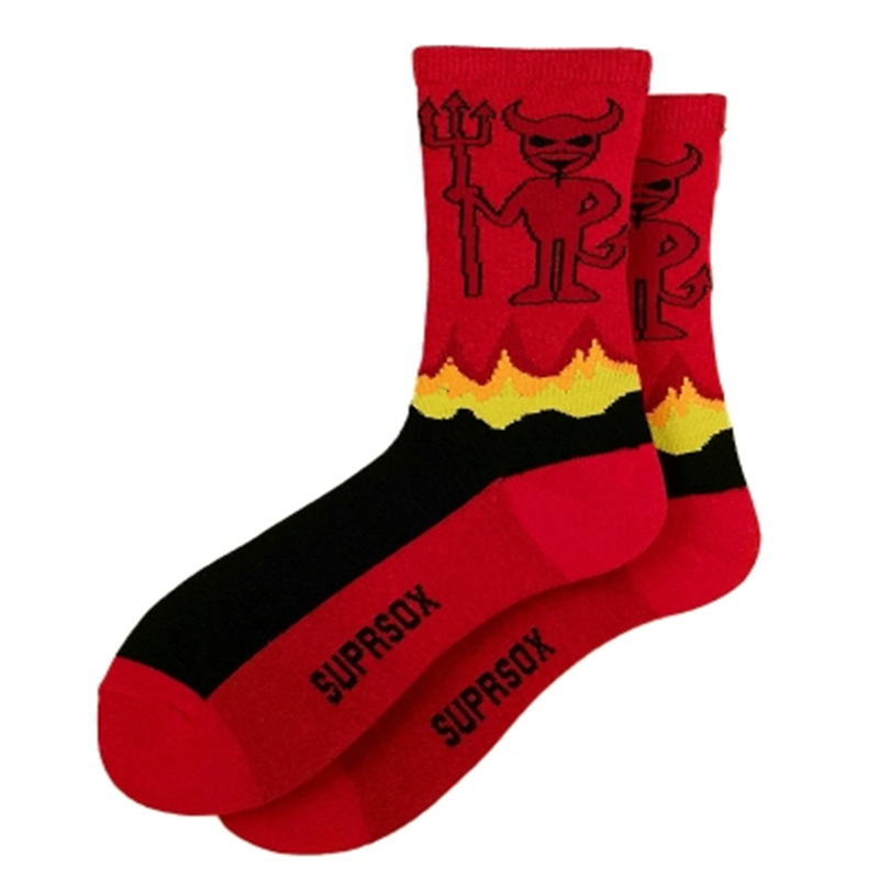 Chaussettes cartoon diablotin