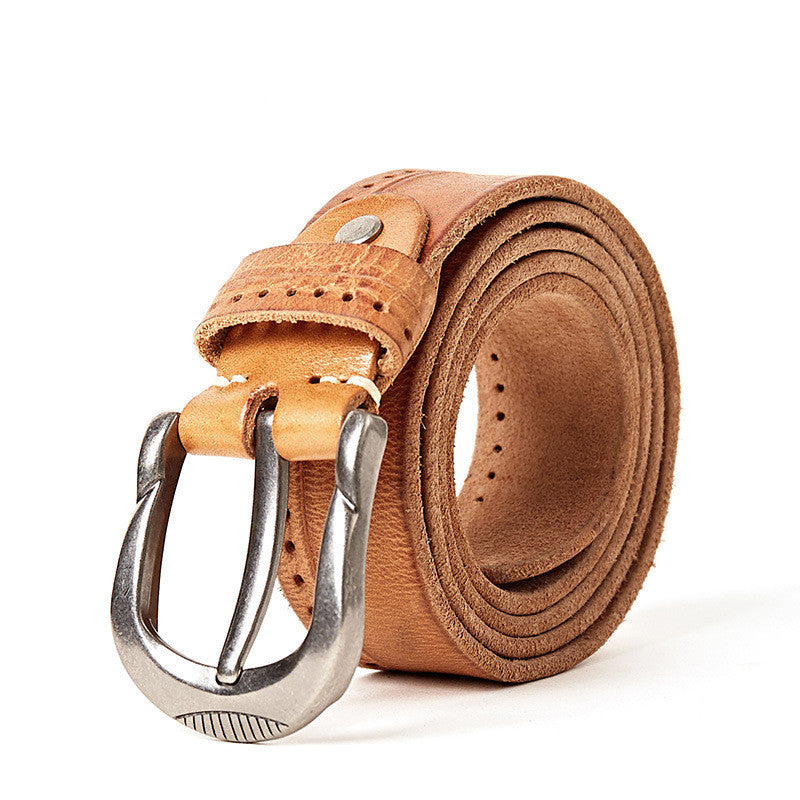 Ceinture en cuir de vachette