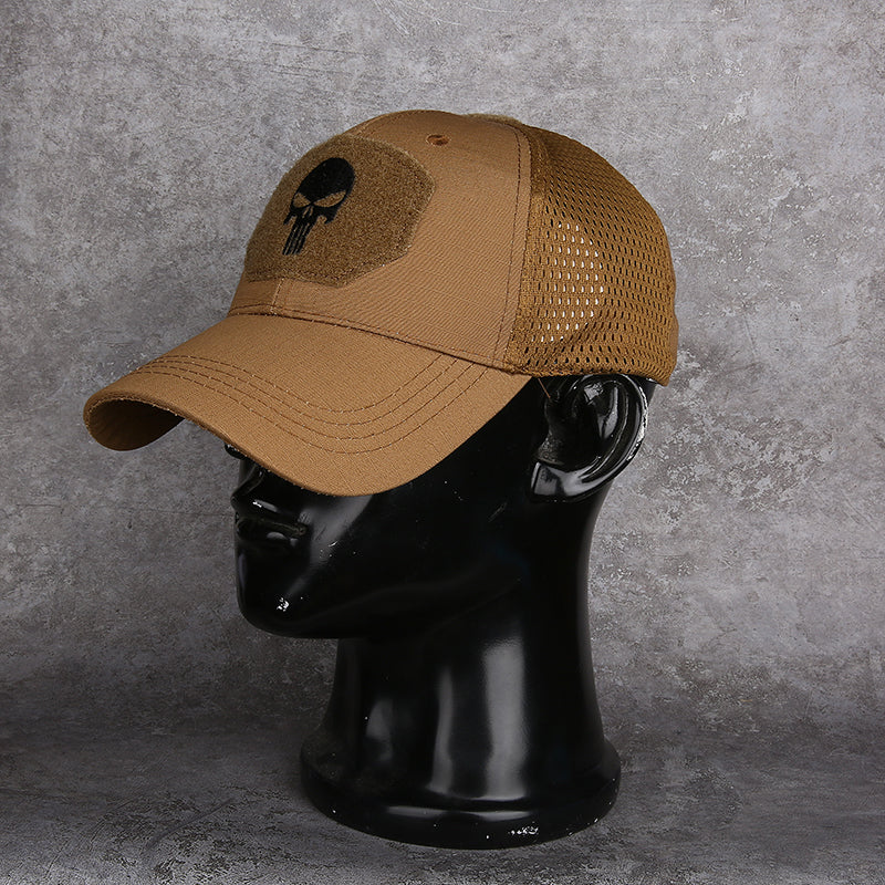 Casquette de baseball camouflage motif crâne 3