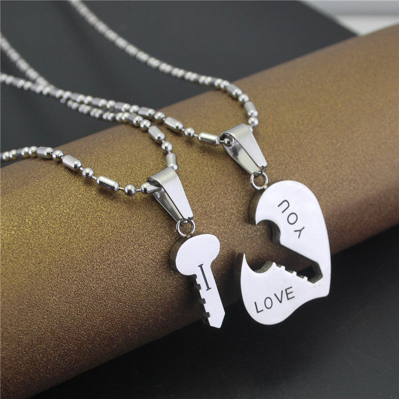 Collier la clé de mon coeur