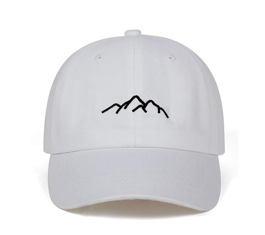 Casquette de baseball montagne brodée