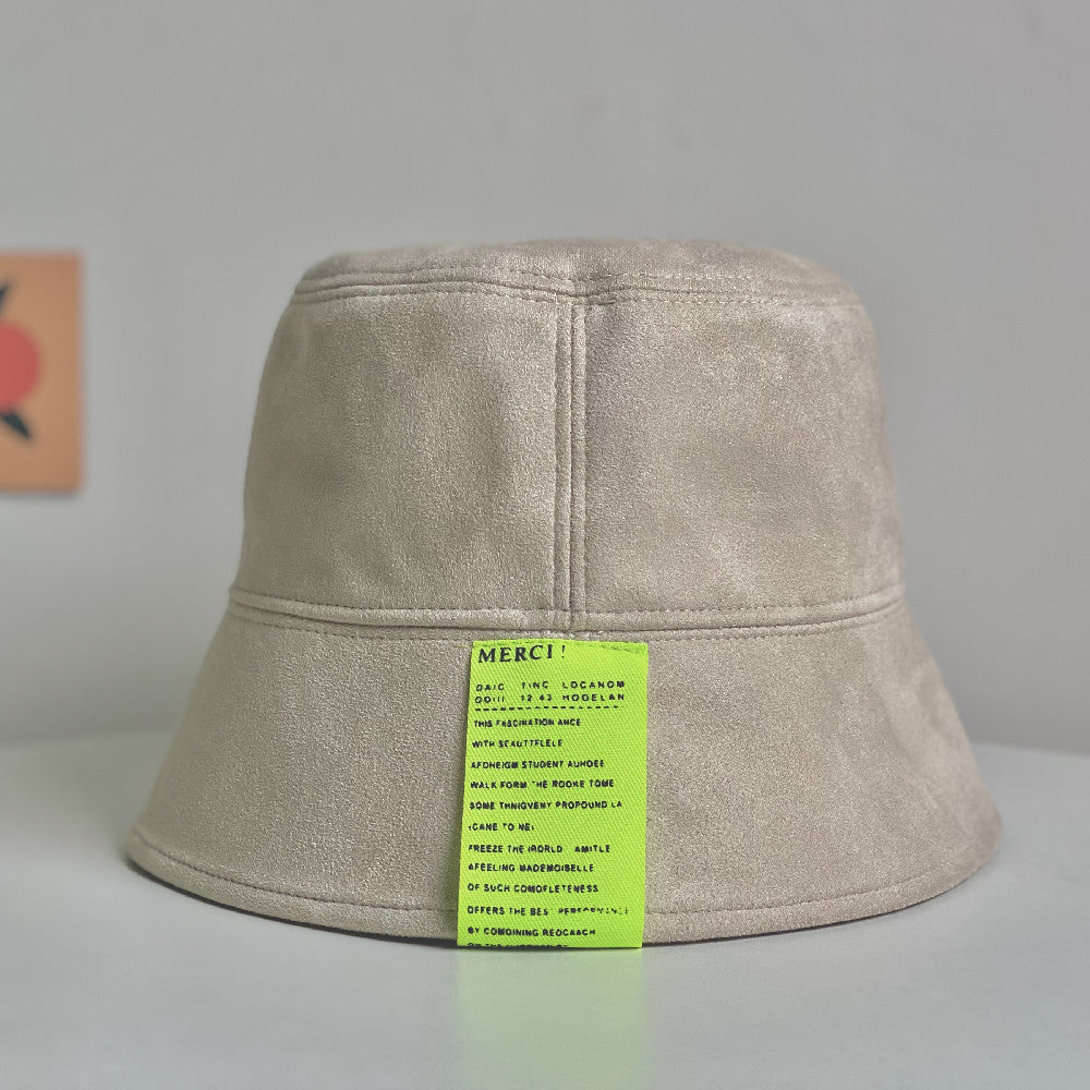 Chapeau de pêcheur étiquette design