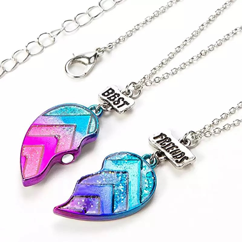 Collier pendentif meilleurs amis pour enfants