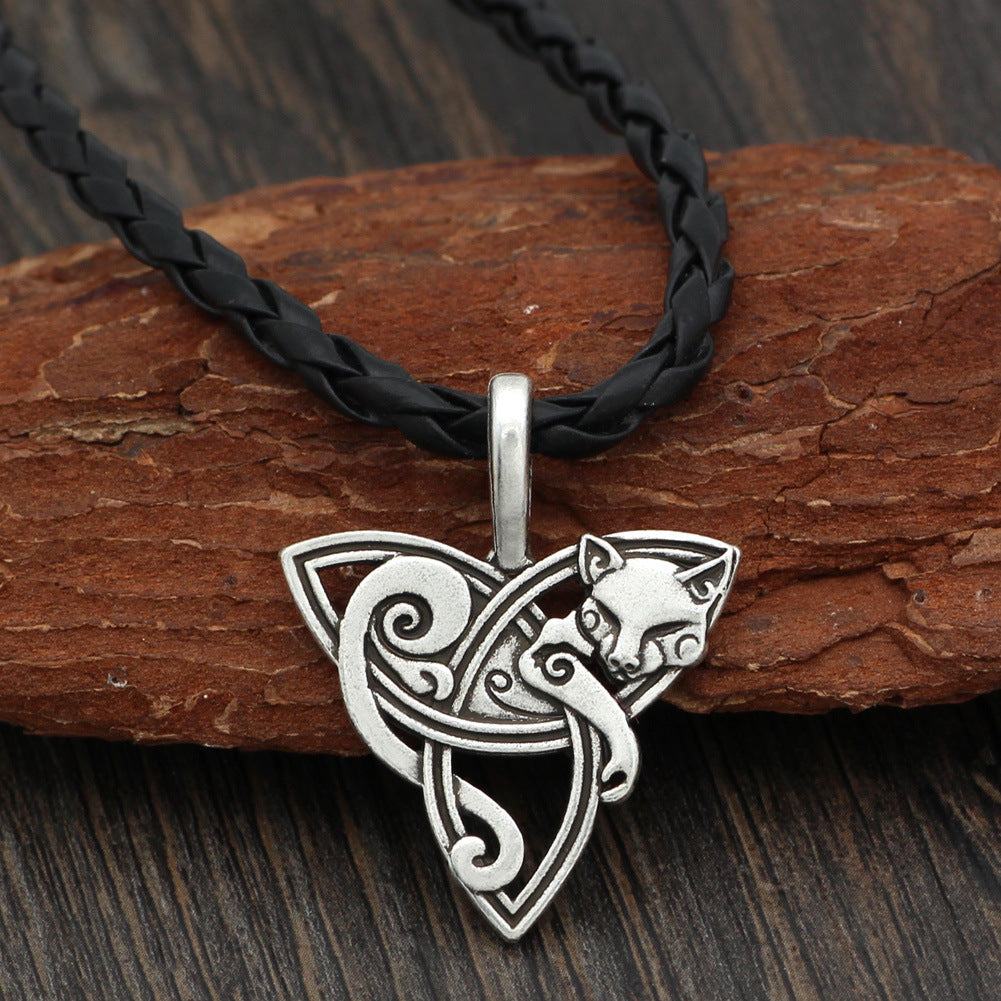 Collier pendentif celtique Triquera et son renard