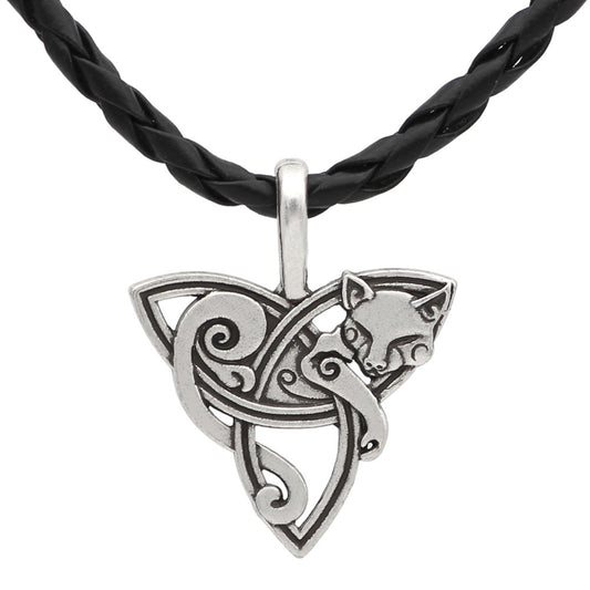 Collier pendentif celtique Triquera et son renard