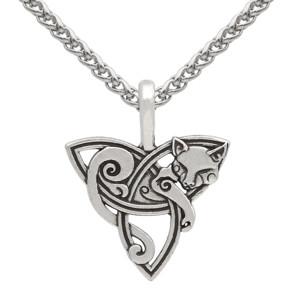 Collier pendentif celtique Triquera et son renard