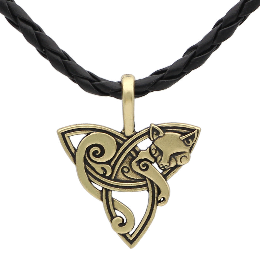 Collier pendentif celtique Triquera et son renard