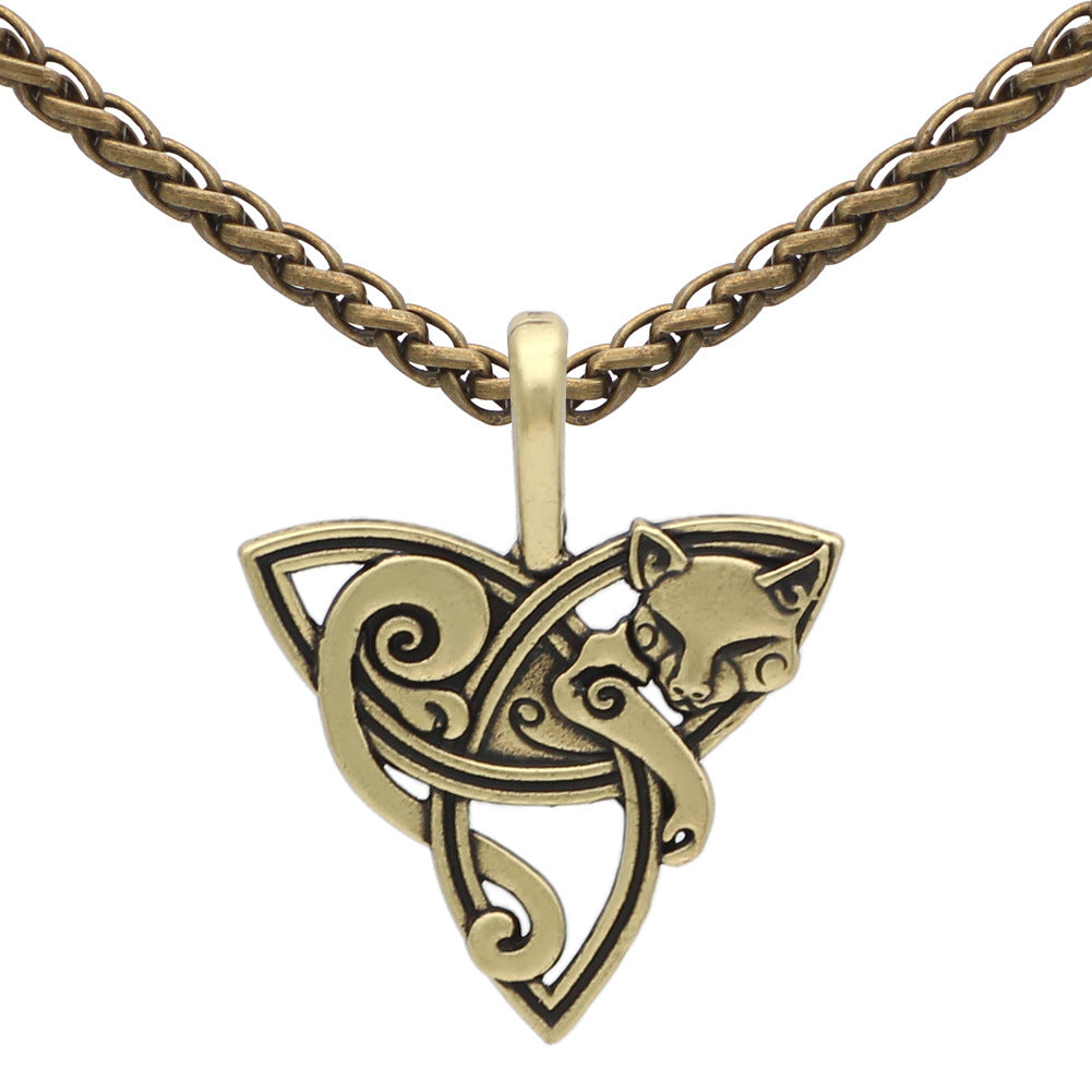 Collier pendentif celtique Triquera et son renard