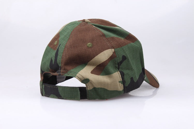 Casquette de baseball camouflage avec velcro