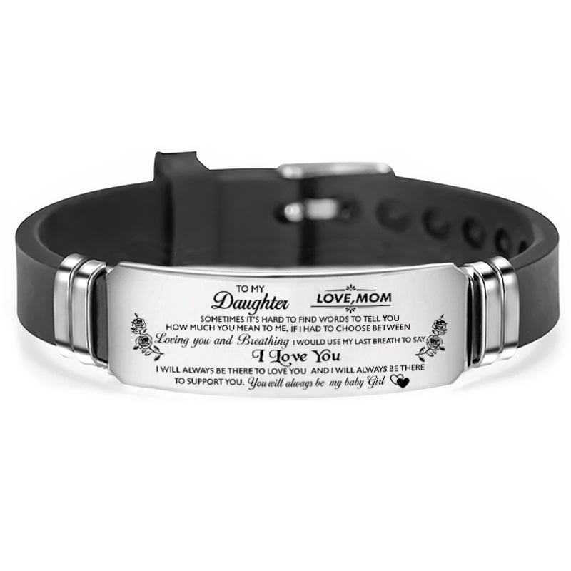 Bracelet message d'amour daughter 8