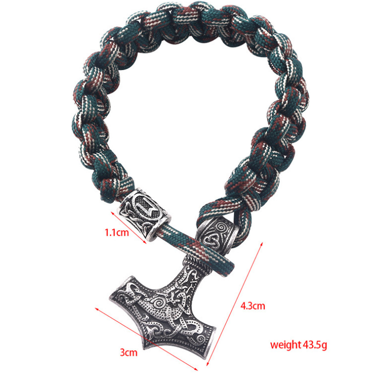 Bracelet Viking marteau de Thor