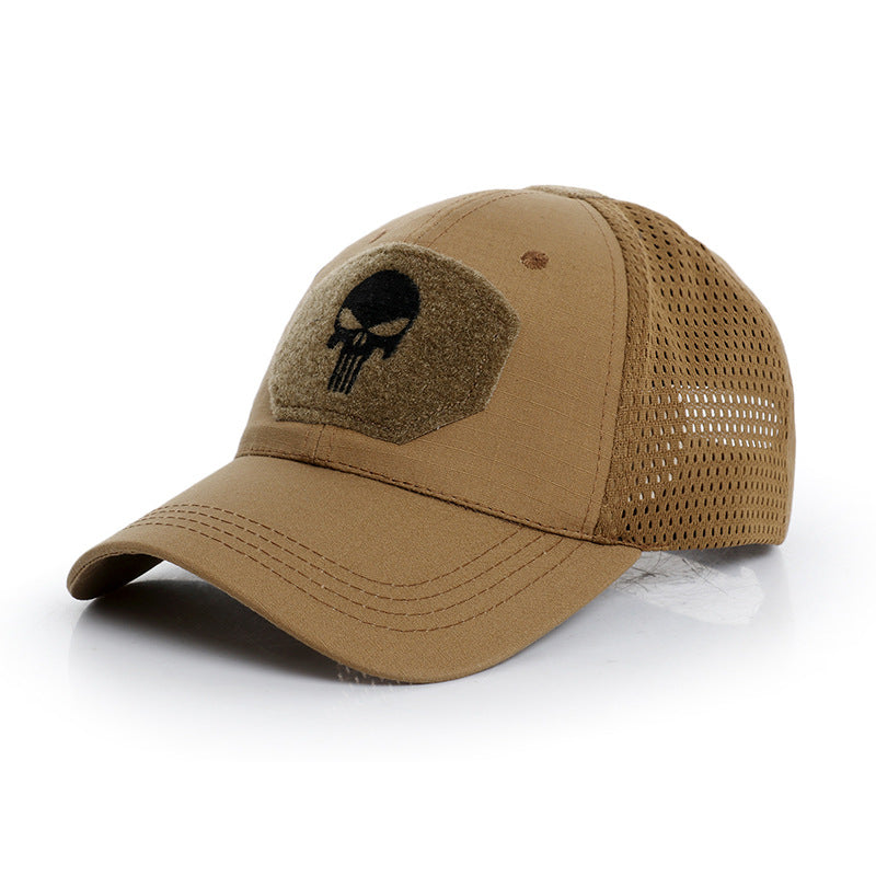 Casquette de baseball camouflage motif crâne 2