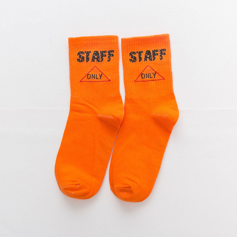 Chaussettes en coton smiley-FBI-staff