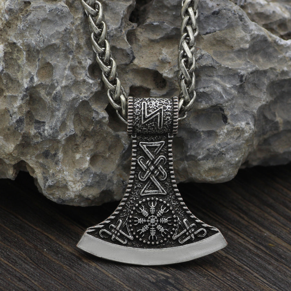 Collier hache Viking