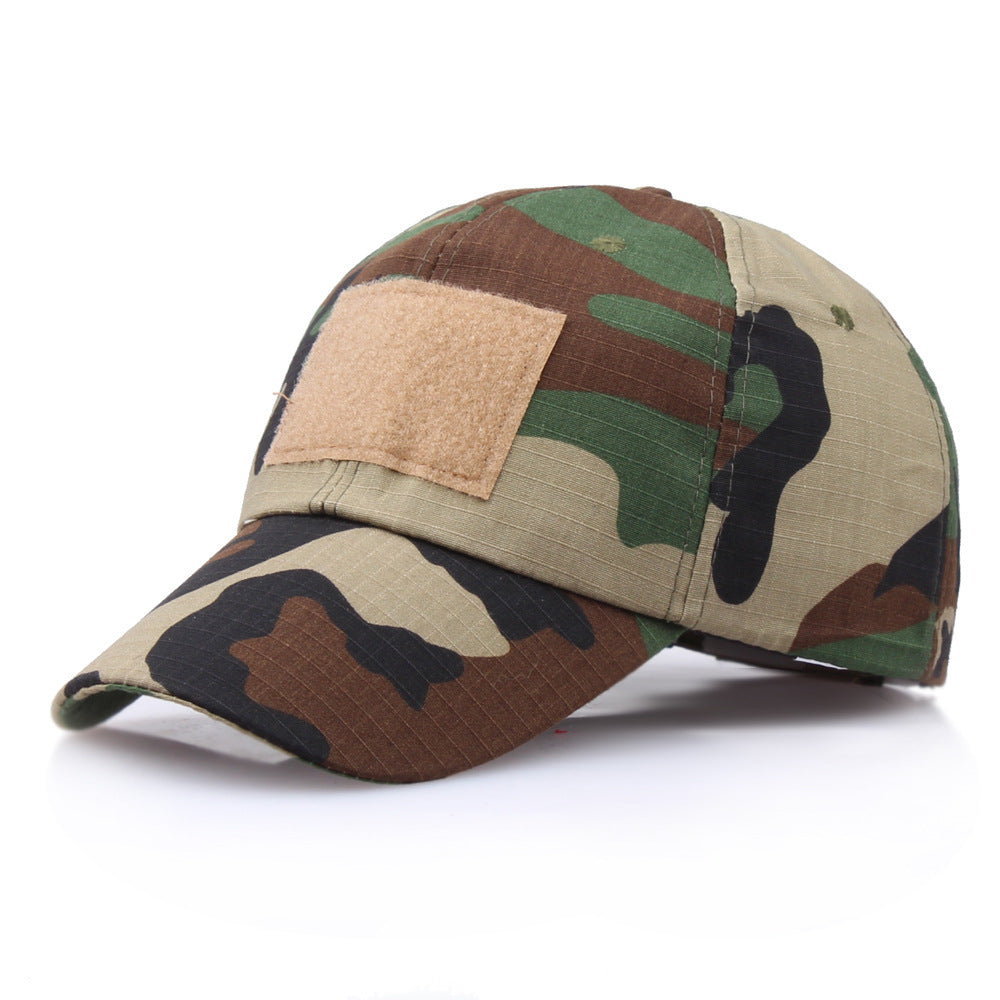 Casquette de baseball camouflage avec velcro