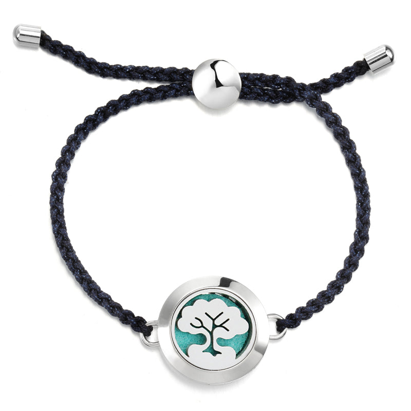 Bracelet tissé d'aromathérapie