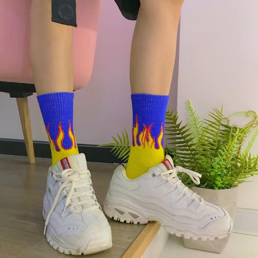 Chaussettes tout feu tout flamme