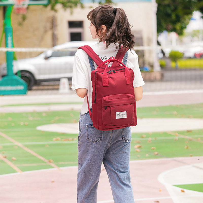 Sac à dos simple, uni et tendance unisexe