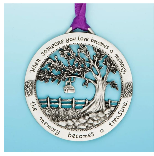 Pendentif Arbre de Vie pour commémoration d'un être cher