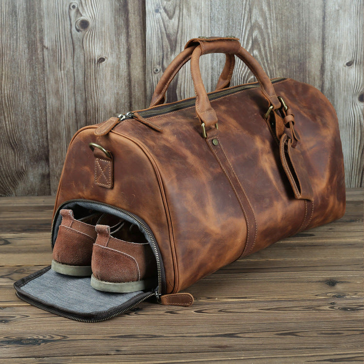 Sac de voyage en cuir pour hommes