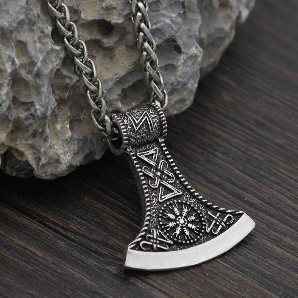 Collier hache Viking