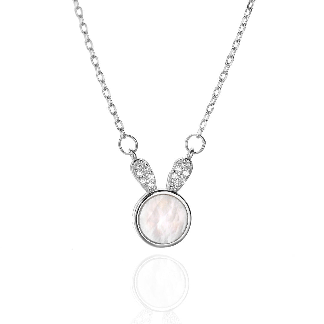 Collier lapin stylisé pour femme