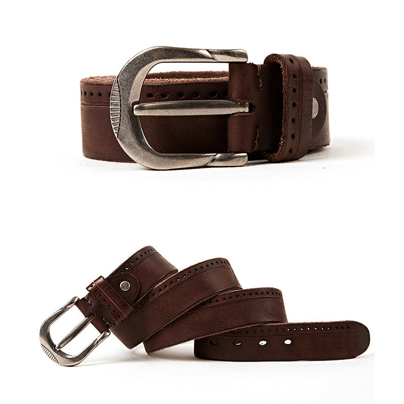 Ceinture en cuir de vachette