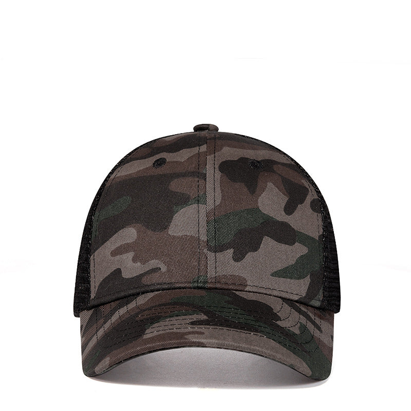 Casquette baseball camouflage foncé