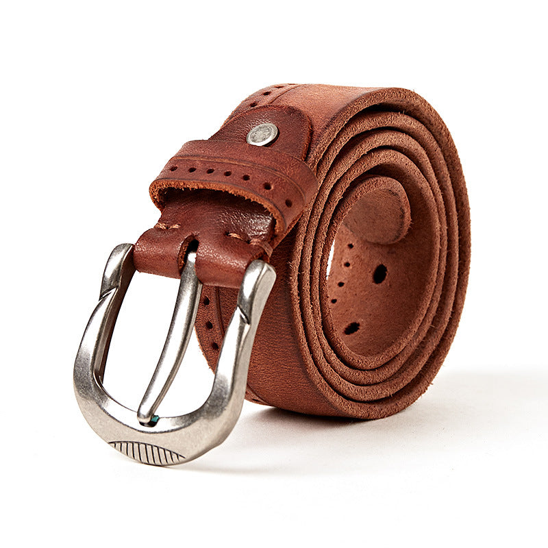 Ceinture en cuir de vachette