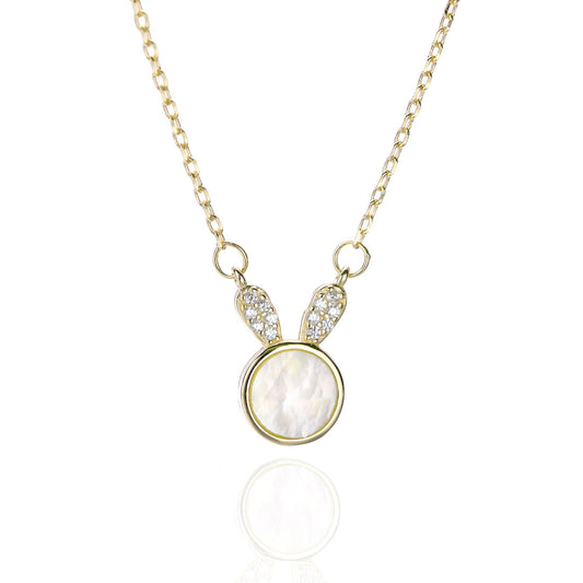 Collier lapin stylisé pour femme