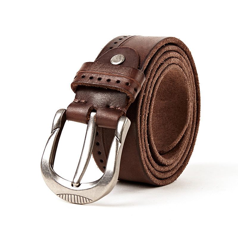 Ceinture en cuir de vachette