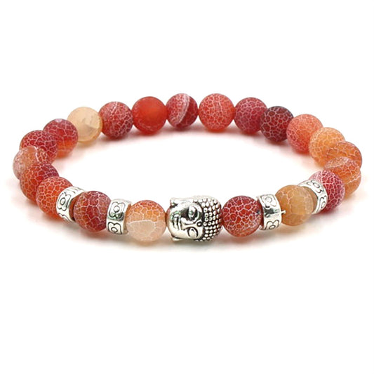 Bracelet élastique tête de Bouddha