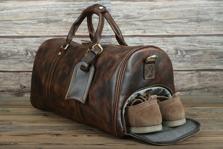 Sac de voyage en cuir pour hommes