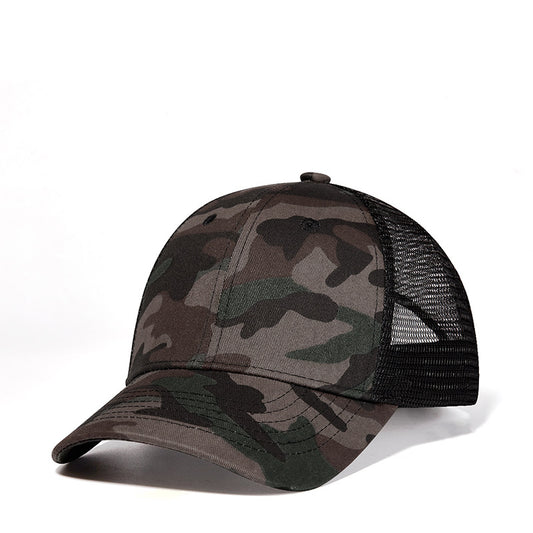 Casquette baseball camouflage foncé