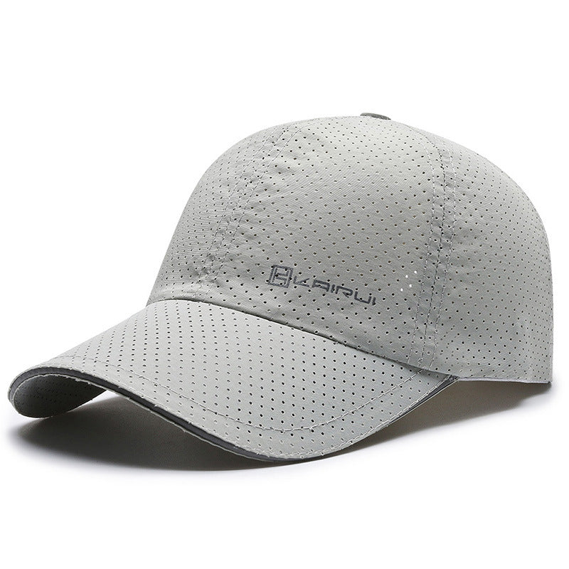 Casquette baseball tissu grille respirante